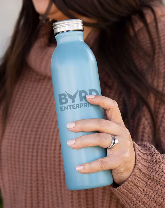 Customized metal water bottle