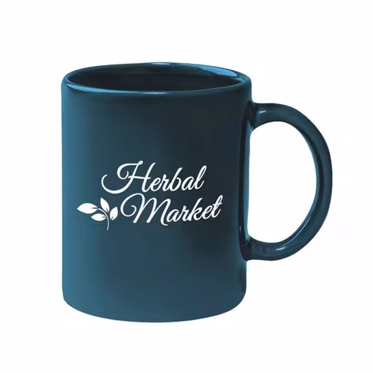 39. 11 oz Colored Stoneware Mug with C-Handle